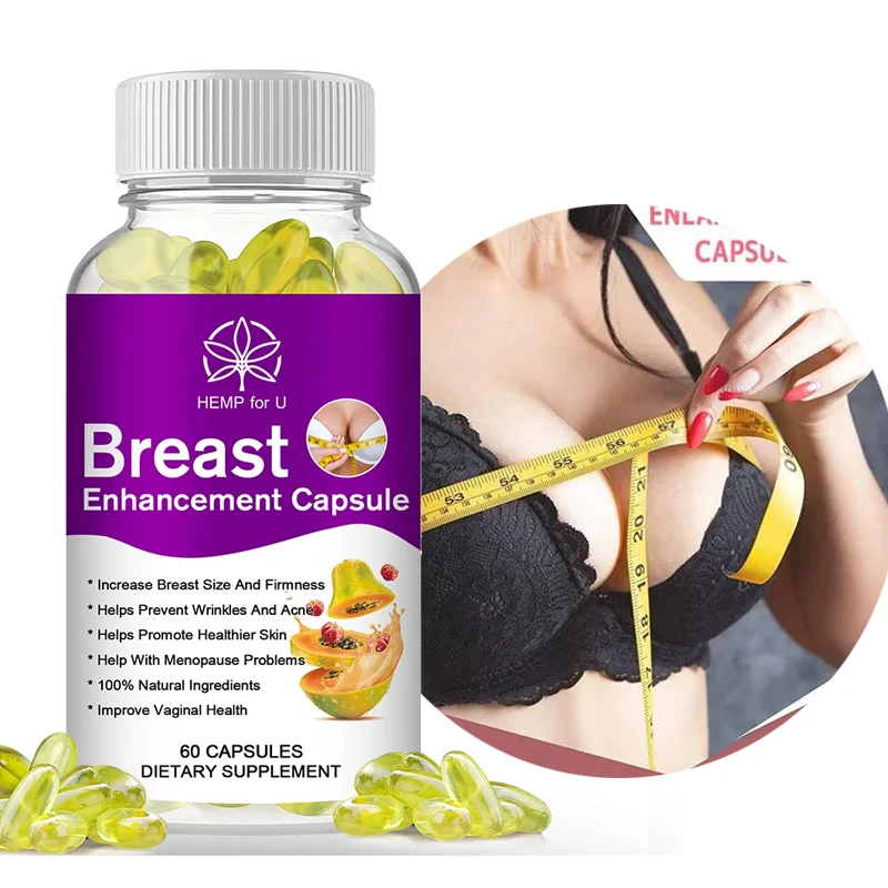 LUKAREE Organic Breast Capsule for Women\'s Breast Development Breast Care Tight and Elastic Big and Round Increase Size