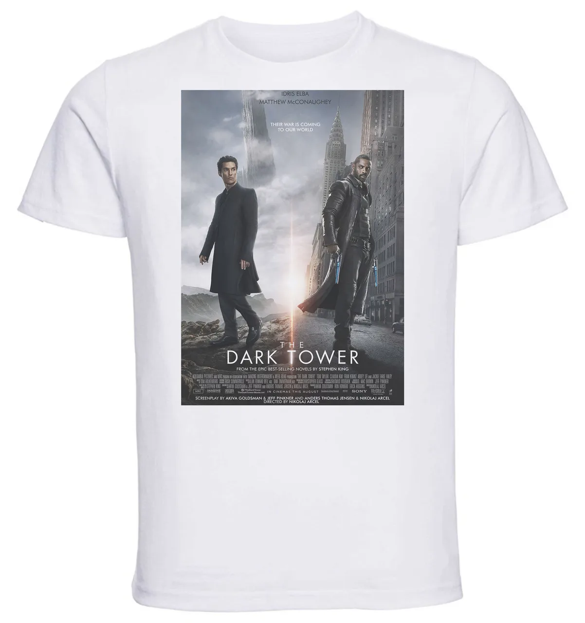 

T-shirt Unisex - White - The Dark Tower Playbill