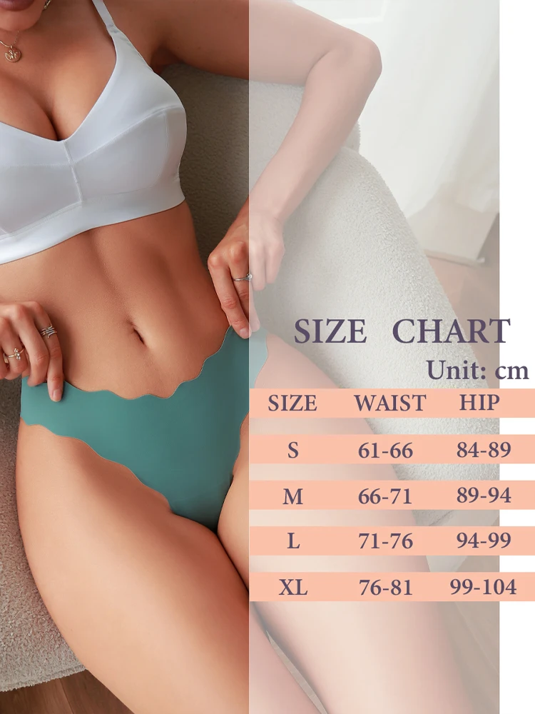 6pcs Seamless Ruffled Belt Underwear Women's Ultra-Soft Panties Sexy Breathable Thongs Female Low Waist Stretchy G-String T-Back image 6