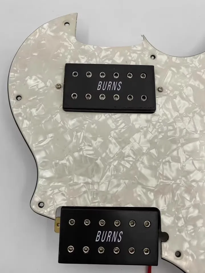 Made in Korea Genuine and Original Burns London Humbucker Pickups One Set with Wire and Pickguard Special Sales