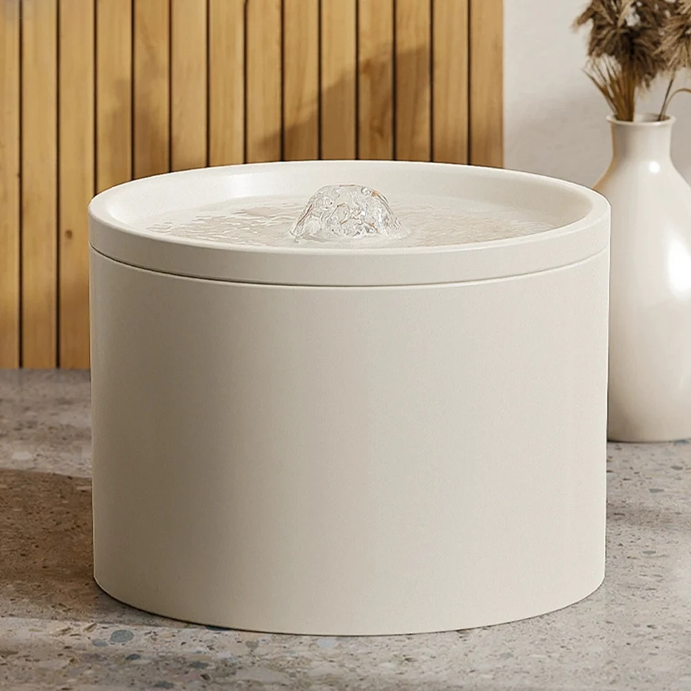 Water Dispenser Cat Automatic Water Dispenser, Pet Ceramic Bowl, Dog Bowl Water Dispenser, Circulation And Flow image 3