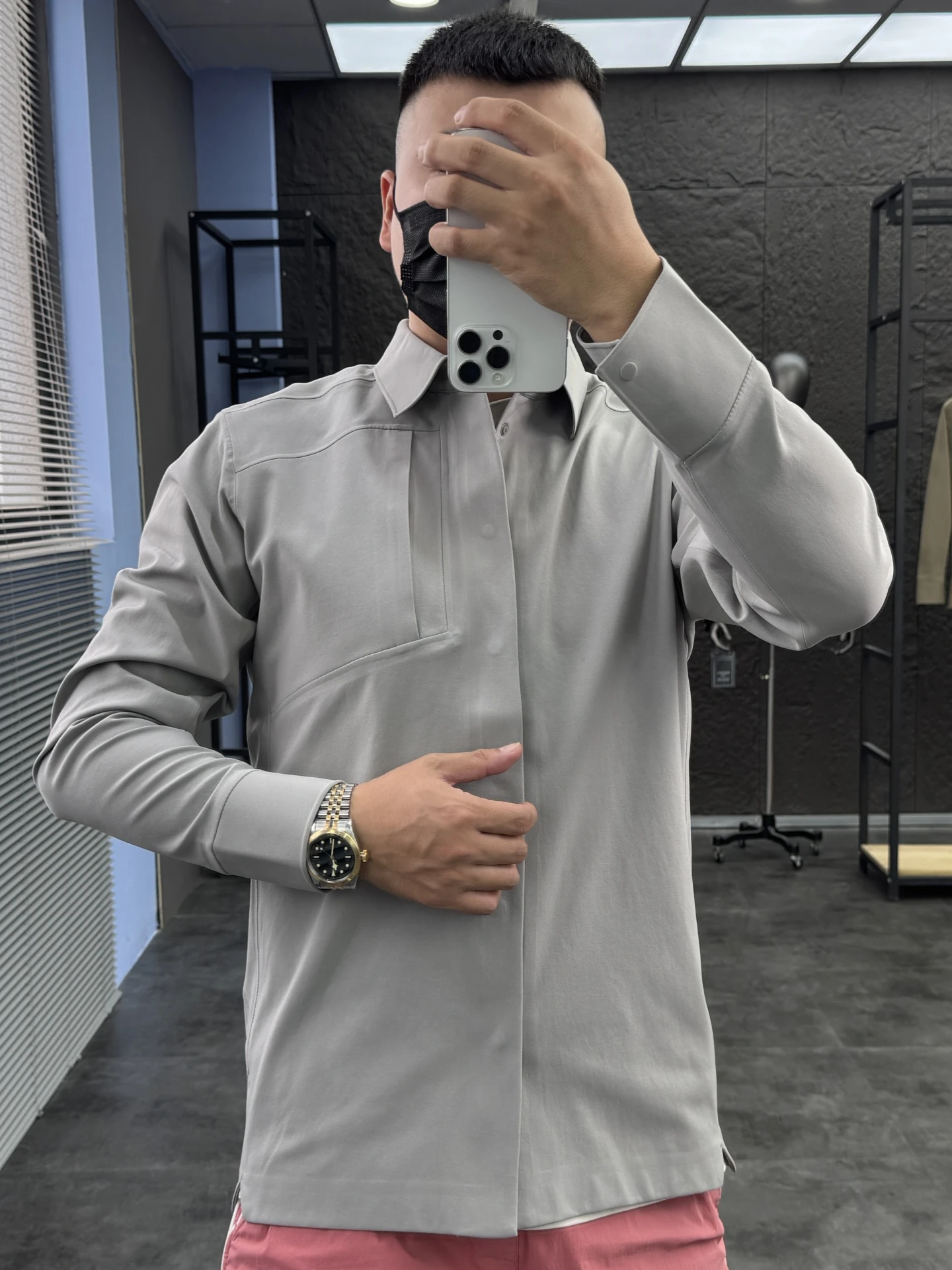 

Svip Xiong 4000 Busin Travel Functional Jaet Autumn Men's Collar Pure Color Comfortable Thi Casual Coat Polyester Fiber