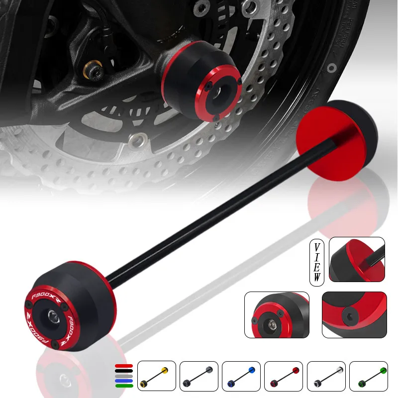 

High Quality For F900XR F900 XR 2019-2023 2024 2025 Motorcycle Parts Front & Rear Wheel Fork Axle Sliders Crash Protector f900xr