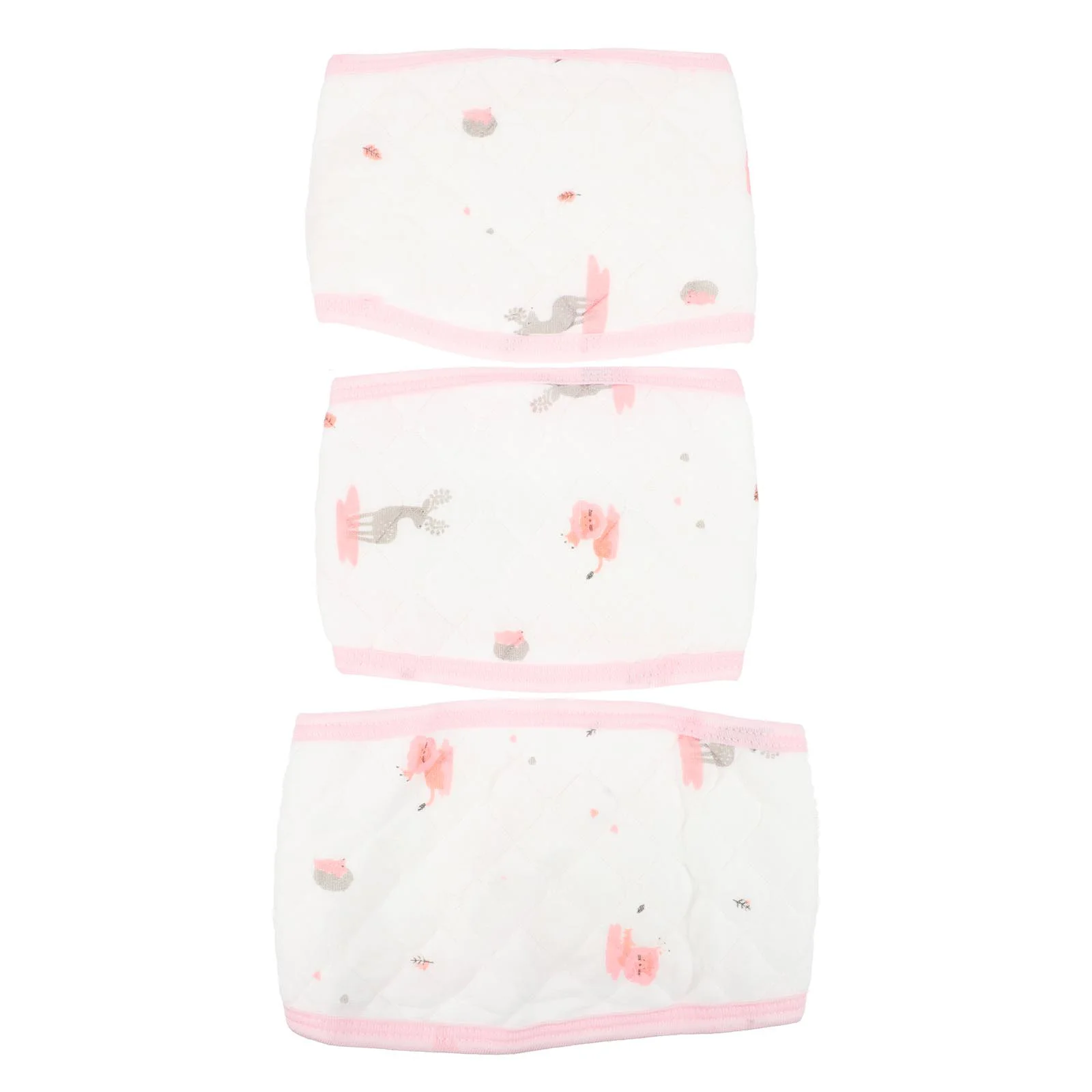 3 шт., хлопковые пояса для новорожденных с принтом, ремни для живота для новорожденных, теплый пояс для пупка для защиты живота для малышей в помещении и на открытом воздухе