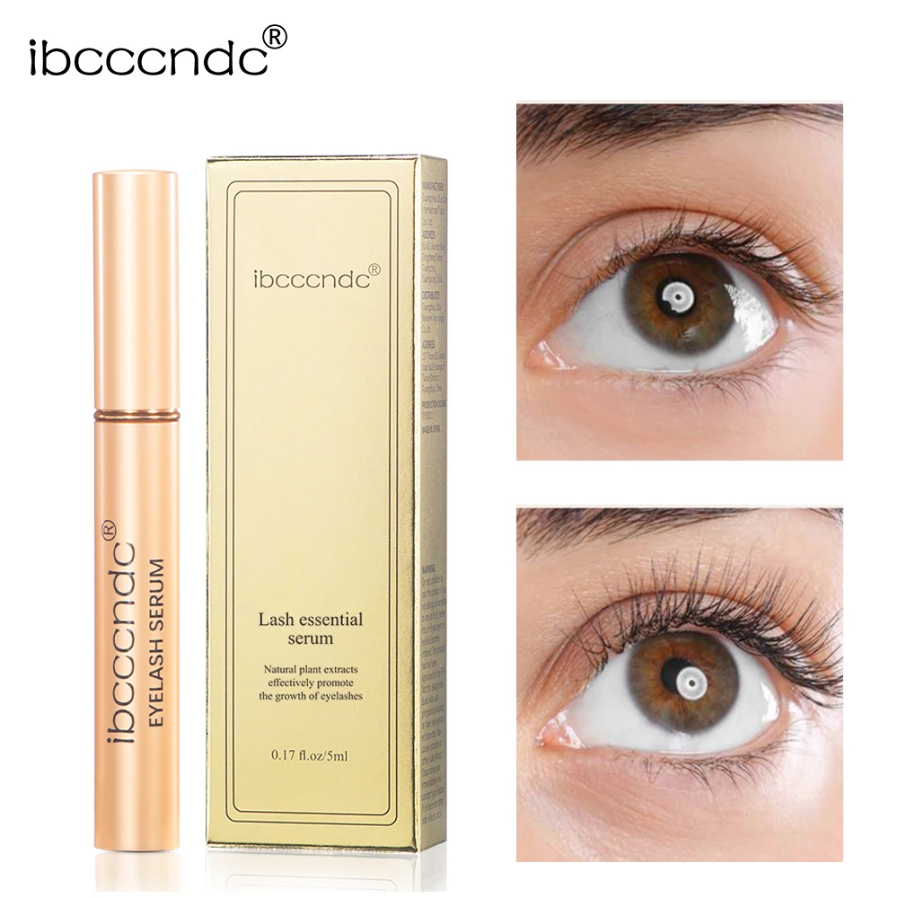 5ml Eyelash Growth Serum Mascara Grow Longer Fuller Eyelashes Agent Clear Liquid Eye Lash Lift Treatment Enhancer Natural