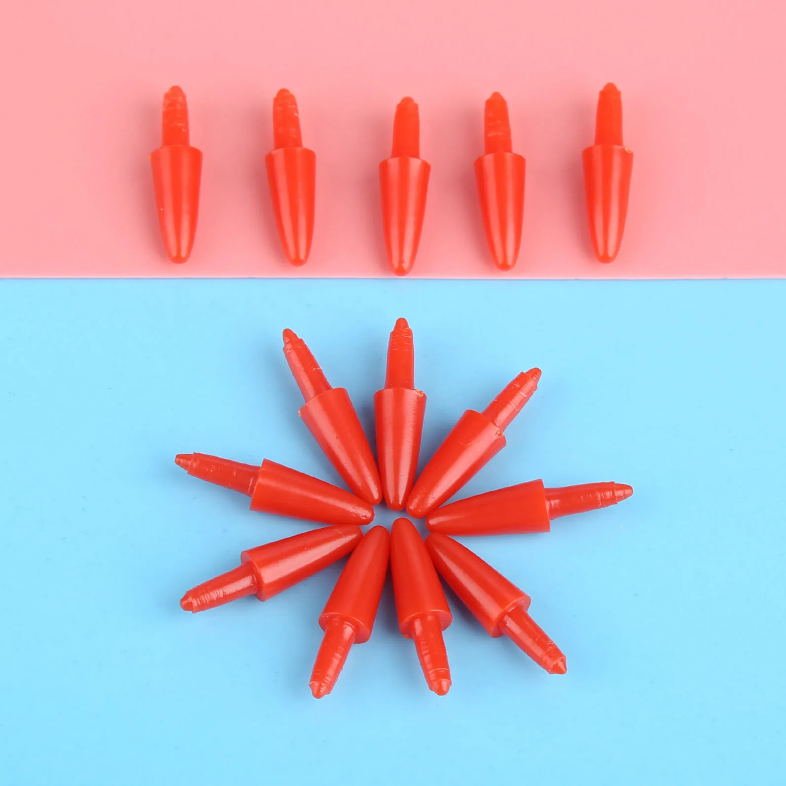 100/50 pçs boneco de neve nariz vermelho artesanato boneca diy nariz plástico papai noel nariz para costura crafting boneca fantoche pelúcia animais