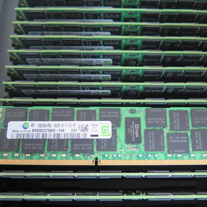 1PCS For Samsung 16G 2RX4 PC3L-10600R DDR3 1333 REG ECC Memory Before Shipment Perfect Test