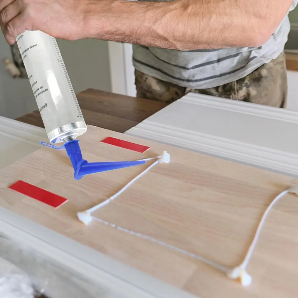 5 قطعة ختم السد فوهة البلاستيك غراء الزجاج الفوهات مشيرا متعدد الاتجاهات السد البنادق فوهة عدة أدوات البناء