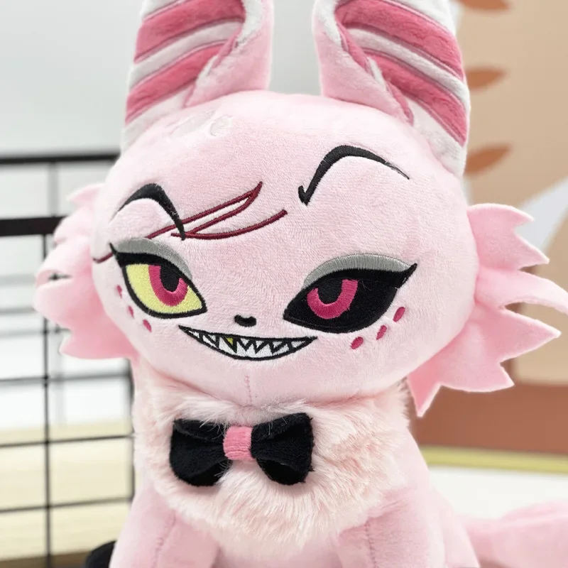 Nowy 30cm Charlie Meow Hazbin Hotel Anime Plush Cartoon Cute Plushie Stuffed Soft Sofa Decoration Room Decoration Doll Kids Gifts