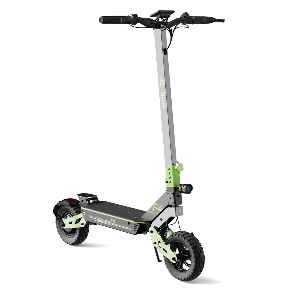 GOKEEP F4 Opvouwbare E-scooters 48V15.6AH Lithium Batterij E-scooter 10 Inch Anti-Slip Verbrede Banden Met NFC-kaart Elektrische Scooters