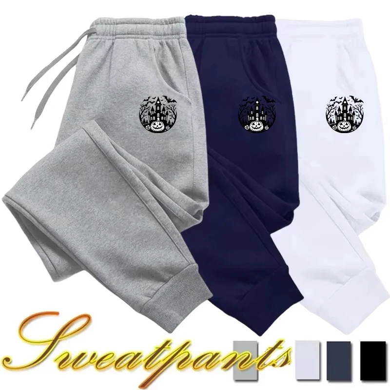 

Casual Sports Trousers High Grade Male Football Long Pants 2025 Hot Sale Barcelona Printed Sweatpants for Men