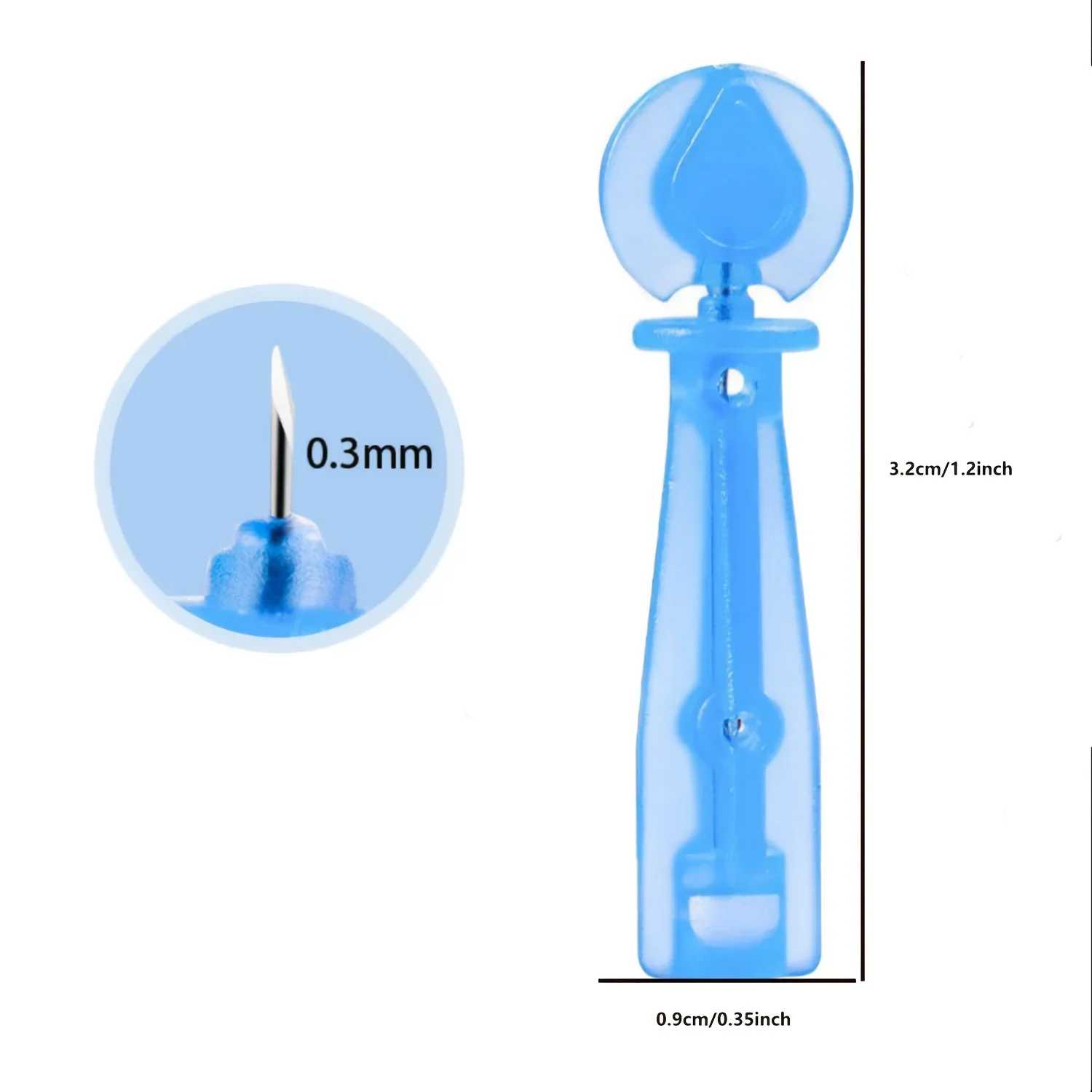 Removedor de cravo descartável de aço inoxidável, agulhas de acne, ferramenta removedora de cravo e limpeza facial