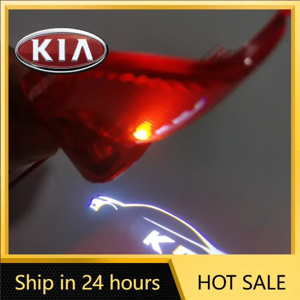 

2026 Hot Car Sticker 2PCS For KIA K5 Logo Door Light KIA Car Door Light Auto Ghost Shadow Light For KIA K5 OPTIMA CERATO Sorento