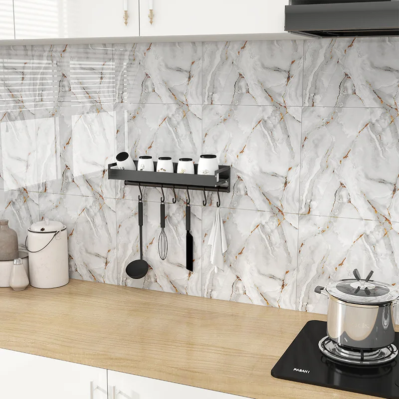 12 قطعة 30x30 سنتيمتر بولي كلوريد الفينيل لوحة الحائط الرخام قشر وعصا زيت مقاوم للماء غطاء مقاوم للماء عيوب للمناطق عالية الاتصال