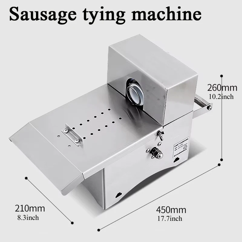 

PBOBP Tabletop Portable Handcrank Manual Sausage Twisting Machine Sausage Knotting Tying Binding Linker Machine