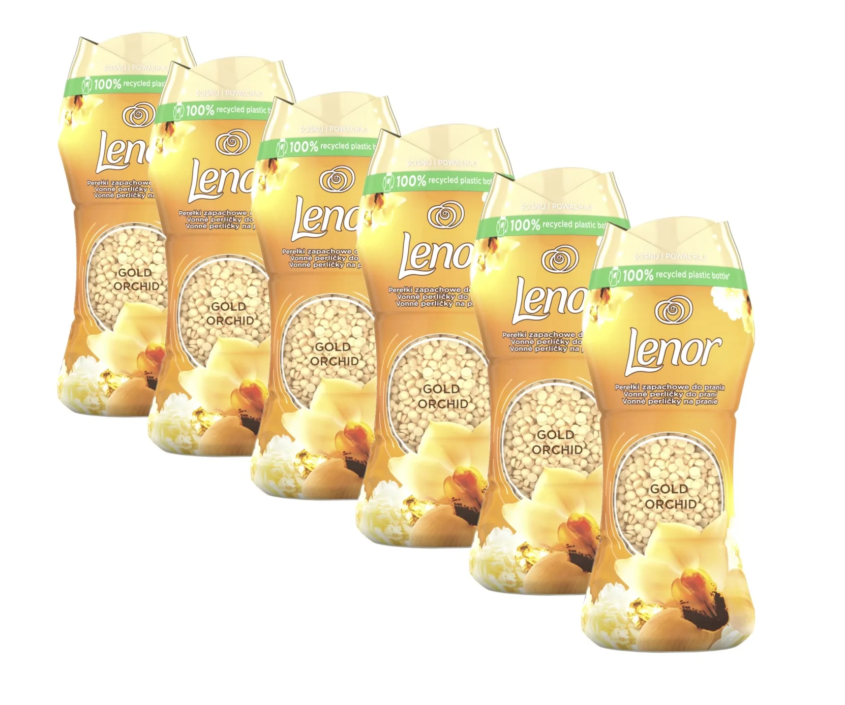 Lenor Laundry Scented Beans Gold Orchid 6x210g