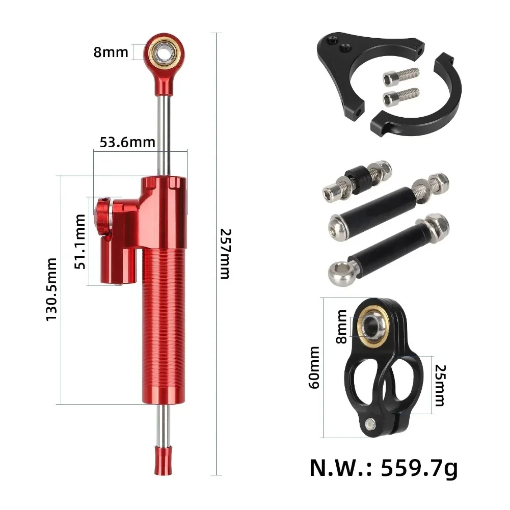 

Easy Installation Steering Damper Accurate Steering Response Advanced Damping System Aluminum And Plastic Construction