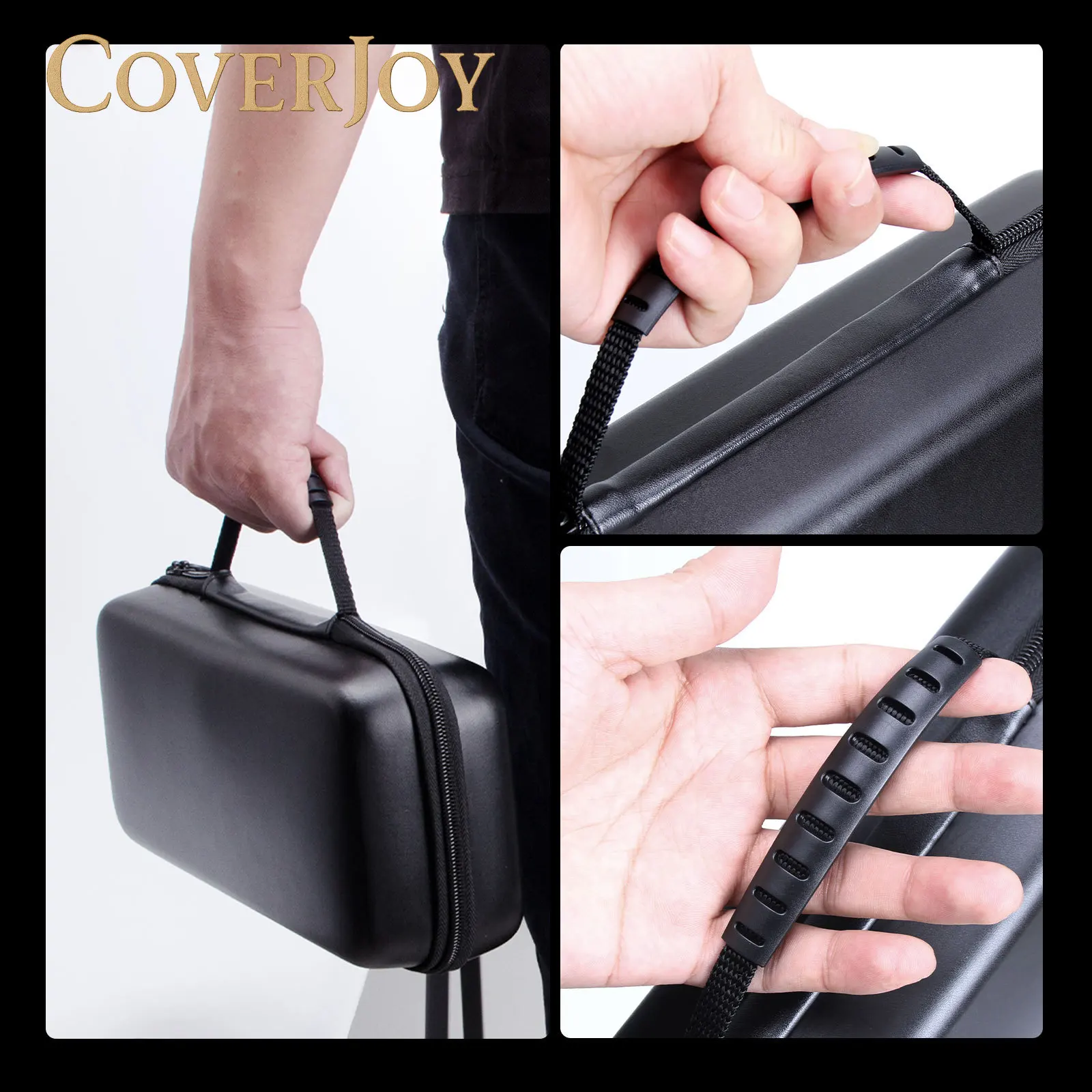 ASUS ROG Ally X용 CoverJoy 가죽 케이스 충격 방지 휴대용 여행 보호 가방 콘솔 액세서리