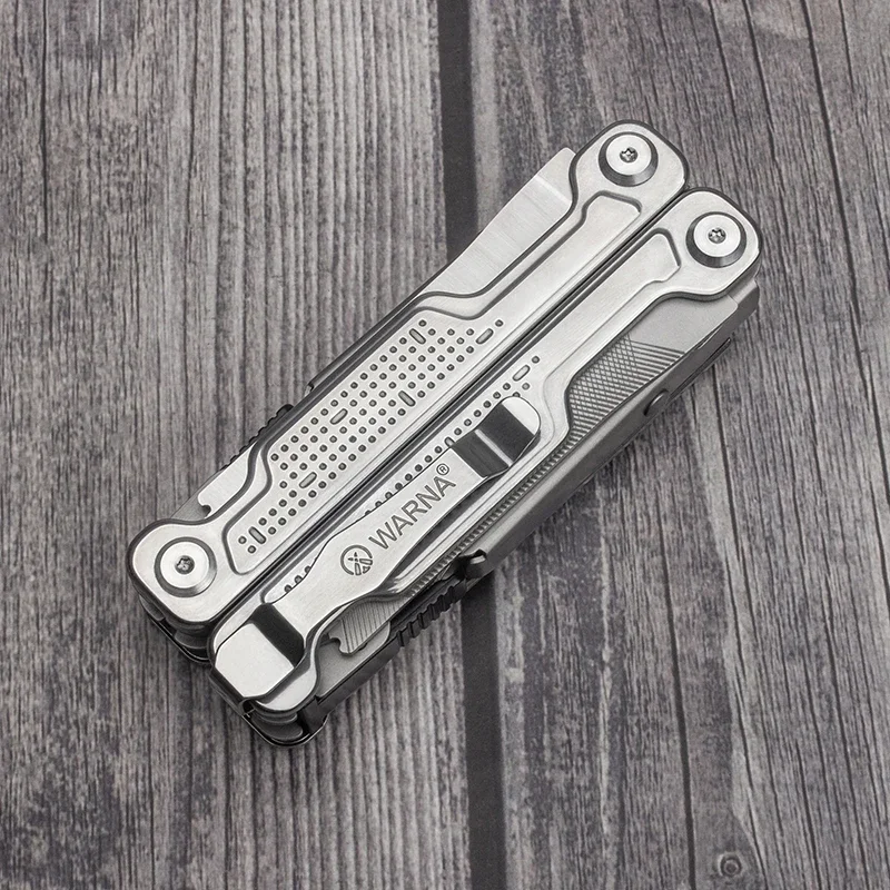 BHBT Tang Lipat Multifungsi Baru untuk Berkemah Luar Ruangan EDC Tang Alat Kombinasi Portabel dengan Klip Belakang Dapat Dilepas