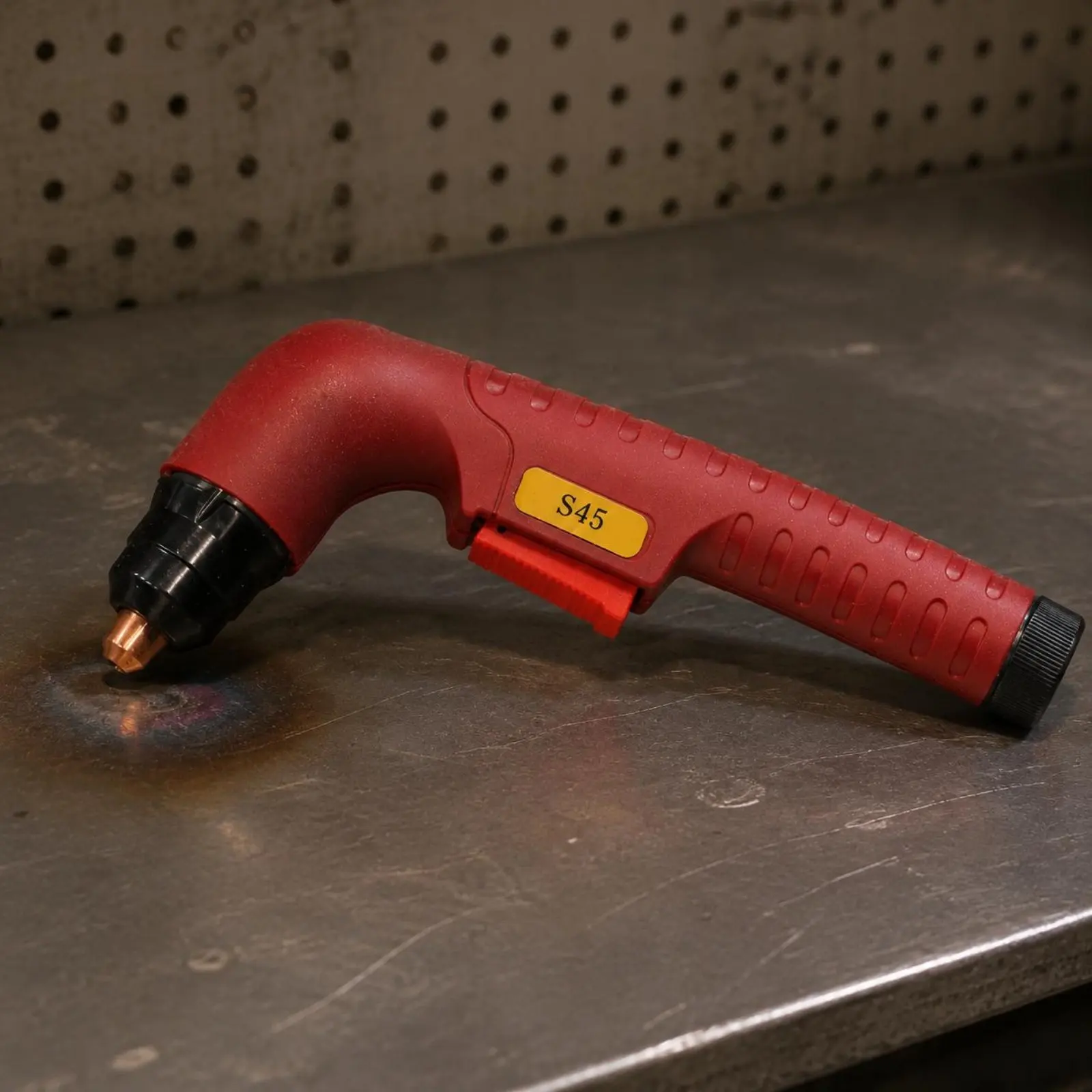 

S45 Arc Torch Body High Heat Resistance S45 Arc Torch Cutting Tool Fire-Resistant Ergonomic Grip for Workshop