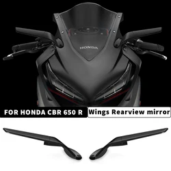 For Honda CBR650R 650 R CBR500R 650F 400/250/150R CNC Aluminum Rear View Mirrors Blue Anti-glare Motorcycle Accessory