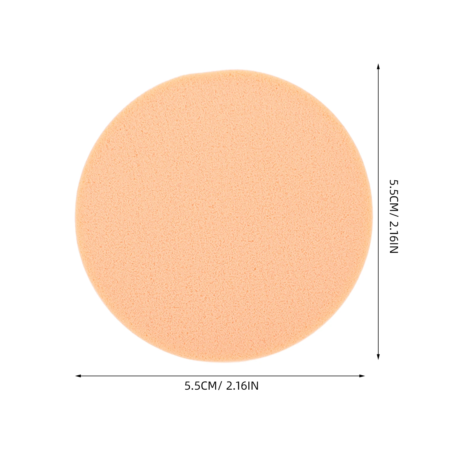 24 個のメイクアップスポンジセットプレミアムソフトラウンドパウダーパフフェイシャルクリーニングパッド肌に優しいメイク落としパッドポータブル