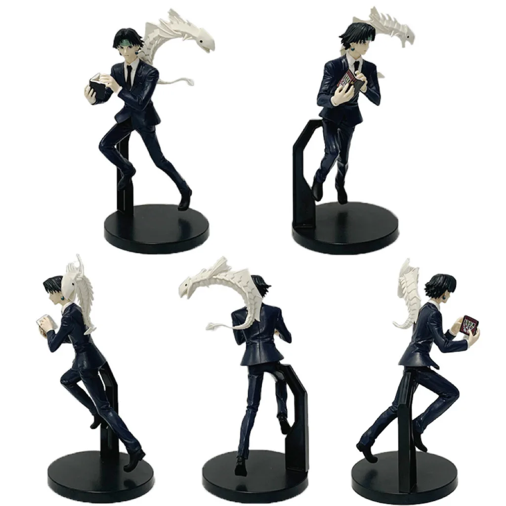 Hunter X Hunter Anime Figuren-Set 6 Stück Gon Killua Kurapika Hisoka Chrollo Illumi PVC Actionfiguren Sammlerstücke Modell-Spielzeug Geschenke – Detail 11