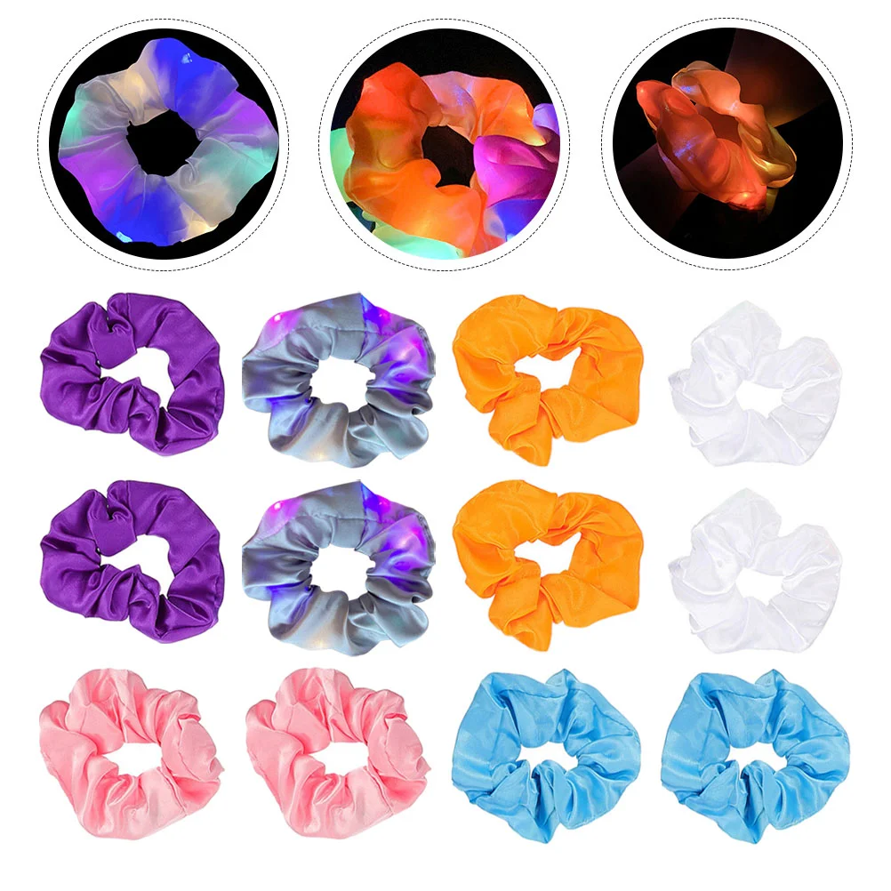 

Braids Luminous Scrunchie Hair Accessories for Girls LED Scrunchies Cloth Women Headdress