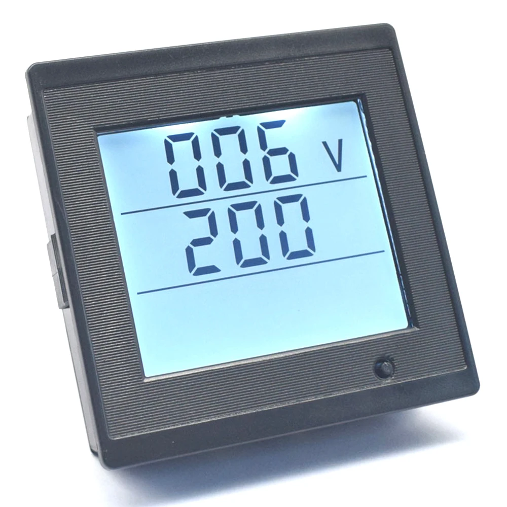 Imagem -06 - Medidor de Energia com Display Digital Lcd Medição de Volts Testador de Corrente Luz de Fundo dc 6200v 20a 04kw