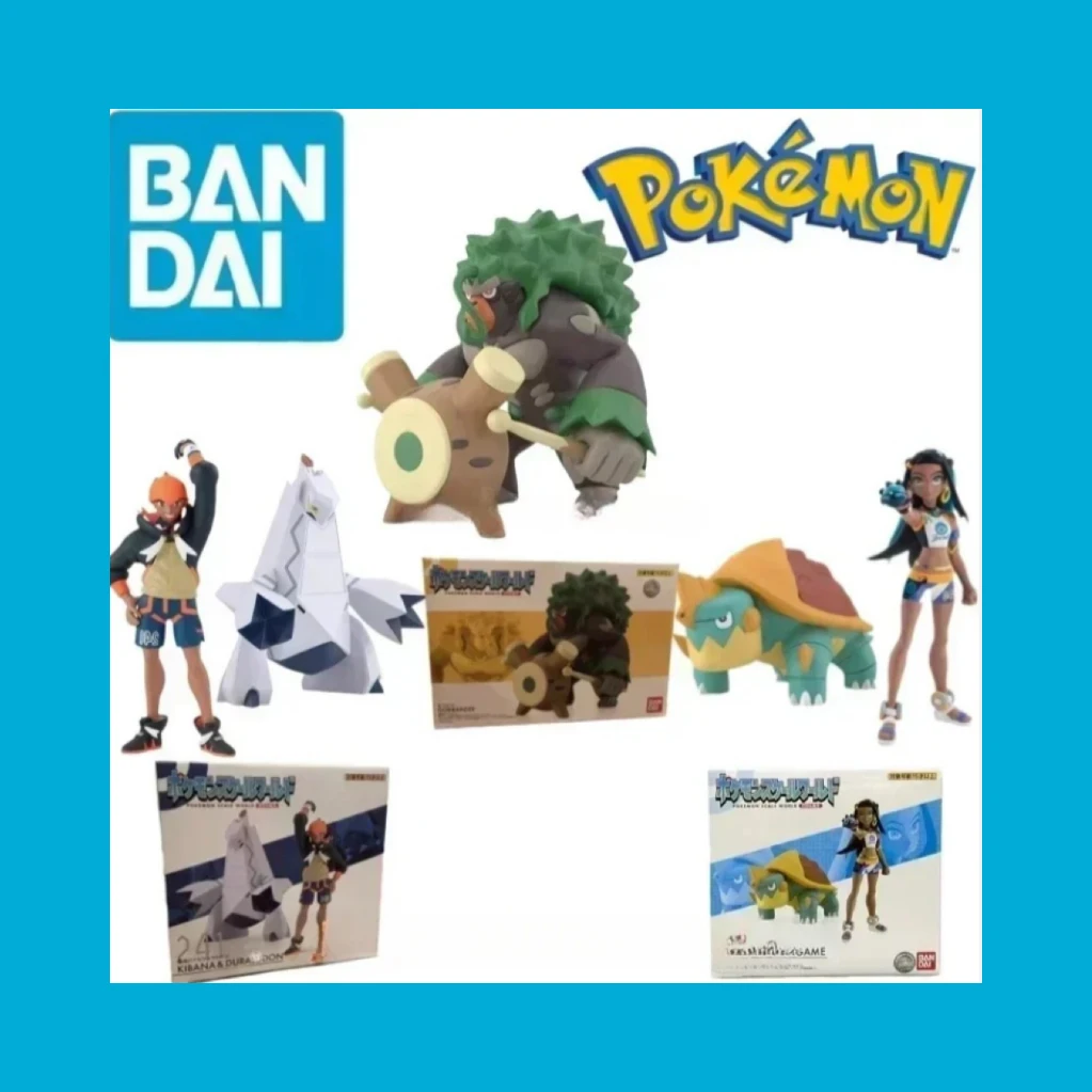 

Bandai оригинальные весы World POKEMON Galar Region Rillaboom Nessa Drednaw Kibana Duraludon аниме фигурки игрушки для детей подарок