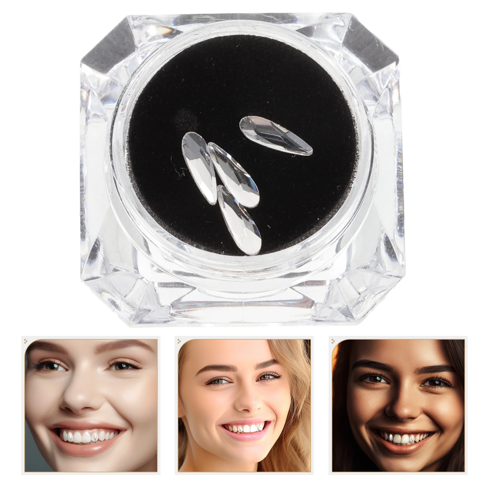 1 مجموعة كريستال الأسنان الأحجار الكريمة مجوهرات الأسنان الزخرفية تألق الحلي للنساء فراشة الأسنان الأحجار الكريمة Diy بها بنفسك الأسنان بلورات #1