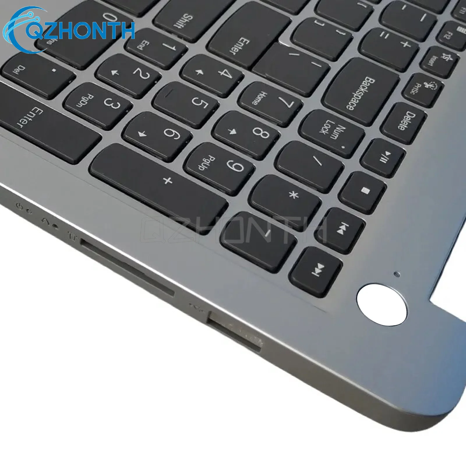 Imagem -04 - Palmrest Upper Case com Teclado para Lenovo Ideapad 115iau7 15alc7 15ijl7 5cb1h70405 Prata 156 Novo