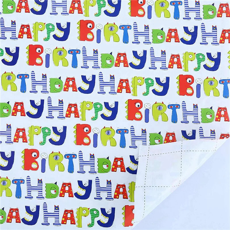 Wrapping Paper Sheets Set Of 18 ,For Birthday Party Wrapping Paper Gift Wrap Papers,Present Gift Wrapping Paper