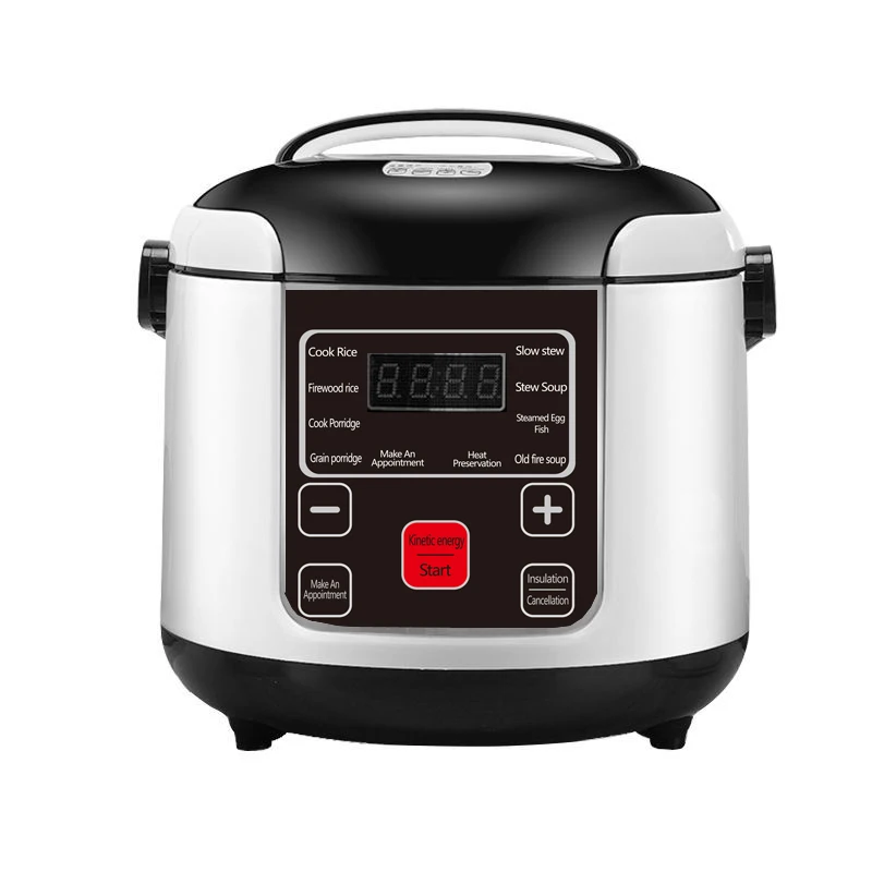 Olla arrocera eléctrica de 12V y 24V para coche y camión, Multicooker, temporizador de reserva, calentamiento de alimentos, vaporera de cocina, olla