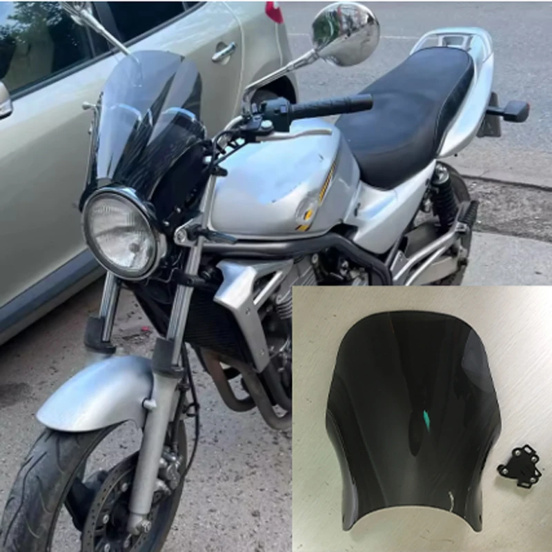 Parabrisas ER5 para Kawasaki ER 5 ER-5, carenado de faro, accesorios de motocicleta, pantalla frontal, visera Deflectora de viento de cristal