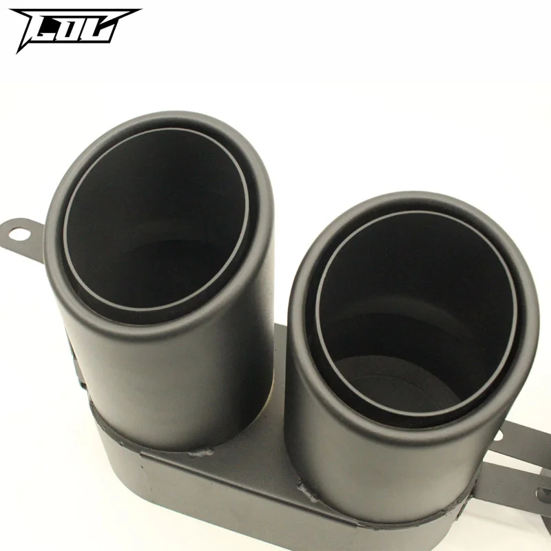 Boska Tail Throat Double Exit black For 325 G20 G38 2.0T 2020-2021Exhaust Pipe 304 Stainless Steel Car Exhaust System