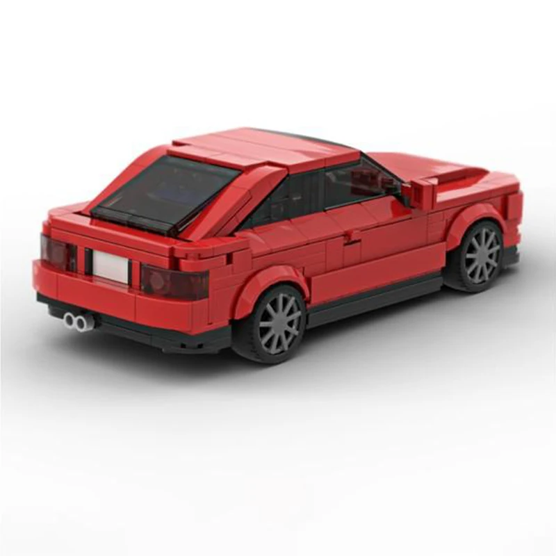379 قطعة MOC Audier S2 4-Color الطوب أحمر/أبيض/رمادي/أسود سيارة رياضية نموذج لتقوم بها بنفسك نموذج اللبنات عيد ميلاد اللعب هدية