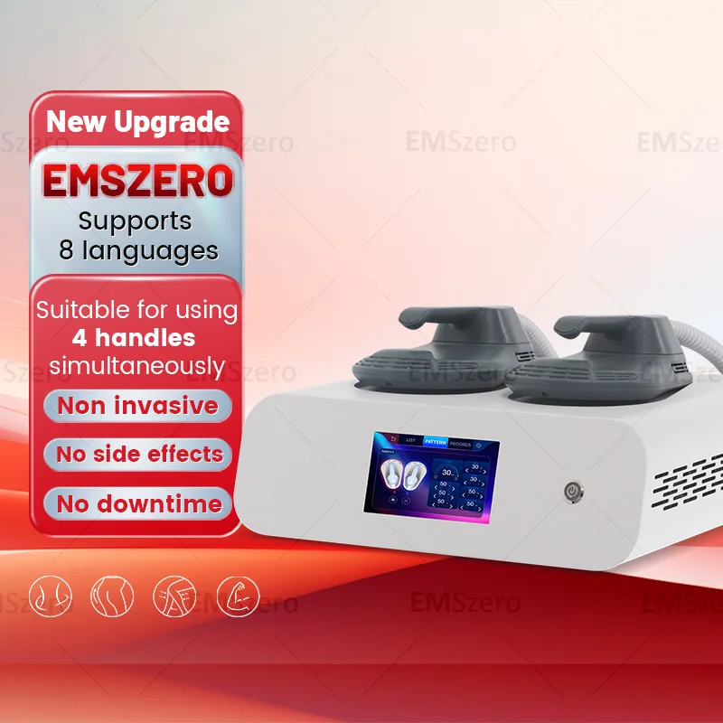 EMSzero RF 6500W 200HZ Portable Electromagnetic Fat Removal Slimming EMS Muscle Stimulation Body Weight Lose Machine