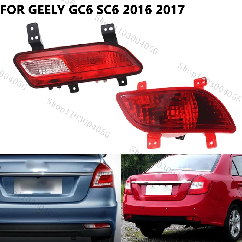 

Rear Bumper Reflector Light Signal Lamp For GEELY GC6 SC6 2016 2017 Rear Fog Light Warning Brake Lamp Taillight Reflector