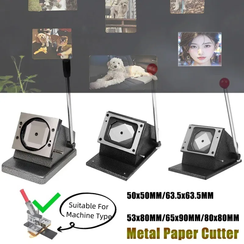 

Paper Cutter 50x50/63.5x63.5/53x80/65x90/80x80mm for Refrigerator Magnet Photo Cutting Photo Paper Can Not Exceed 157g/m2