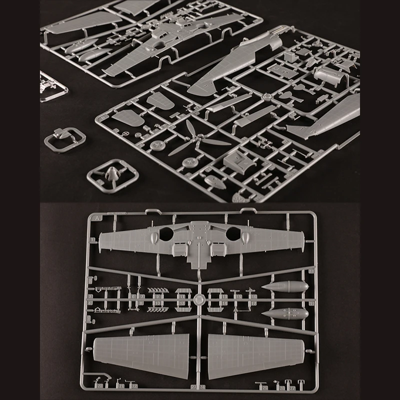 عازف البوق البلاستيك تجميعها نموذج طائرة عدة 81791 الألمانية Bf109E-3 مقاتلة 1/48