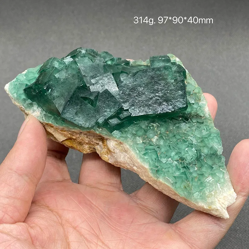 100% Natural green fluorite Mineral specimen cluster Stones and crystals Healing crystal Free shipping