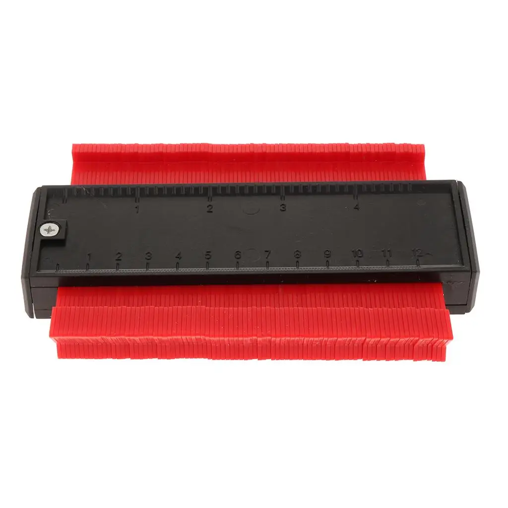 Metal Contour Profile Gauge Tiling Laminate Measuring Tool for Woodworking and Tile Shaping Projects