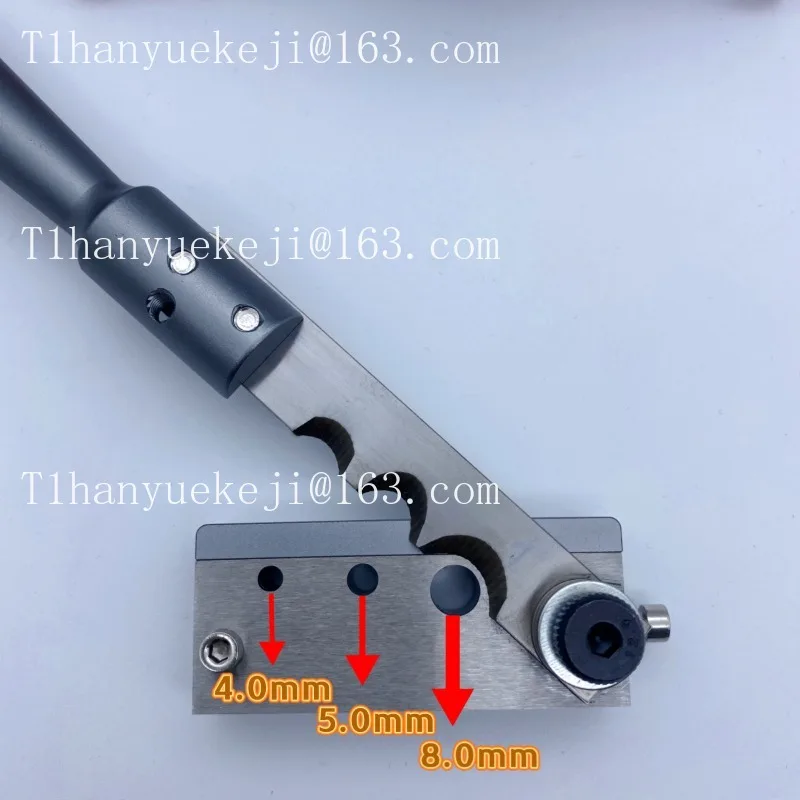 Positioning cutter Heat shrinkable tube shears  guillotine positioning shears Lead wire
