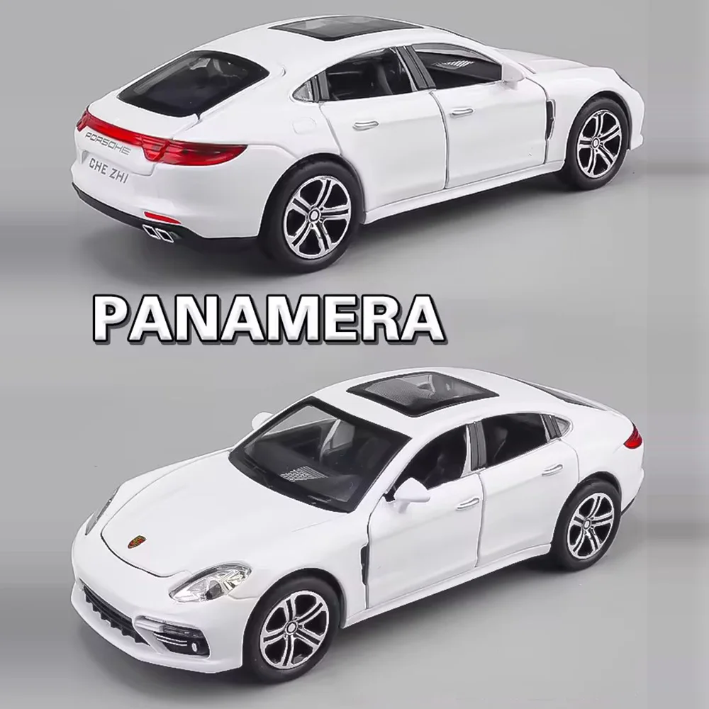 

1:32 Panamera 911 Targa 4S, игрушки из сплава, литые под давлением модели автомобилей, открытые двери, модели спортивных автомобилей, легкий музыкальный автомобиль, подарки на день рождения для мальчиков
