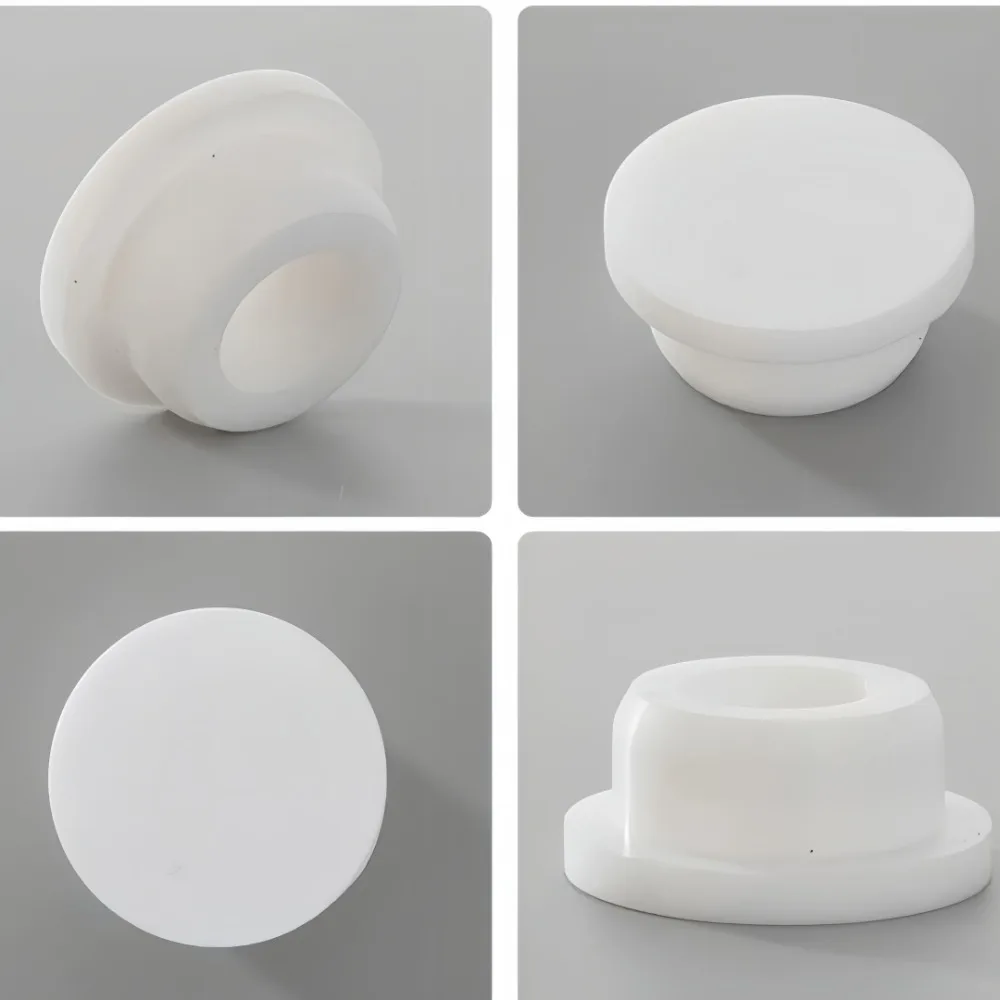 2pcs Washbasin Water Plug White Circular Silicone Overflow Hole Plug Suitable for Kitchen Sink Bathroom Bathtub Sealing Plug