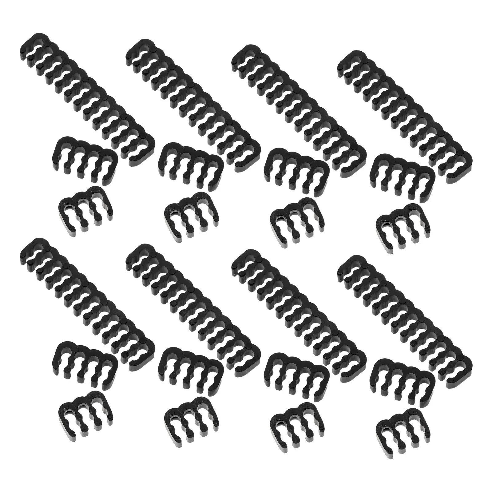 Computer Cable Organizer Comb Holder Clips Desk Management Charging Cord Organiser Office