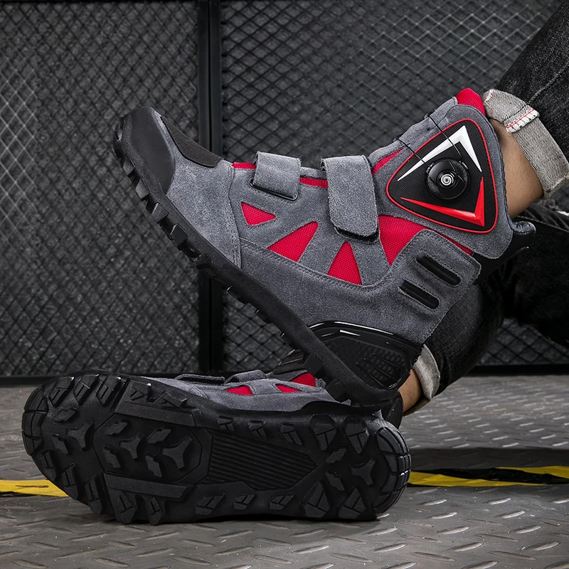 

Профессиональные мотоциклетные ботинки для верховой езды, новые летние нескользящие унисекс повседневные велосипедные туфли, уличные высокие гоночные ботинки для беговых лыж