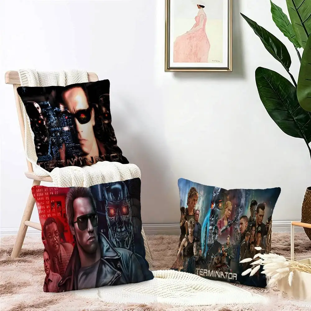Movie T-TERMINATOR Maple Design Cushion Cover Happy Autumn Harvest decor Holiday Decorati Pillow Cover