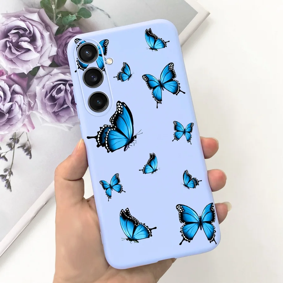 For Samsung Galaxy A25 A35 5G 2023 Case Cute Fashion Daisy Flower Girls Painted Soft Funda For Samsung A15 Coque A 25 A 35 Funda